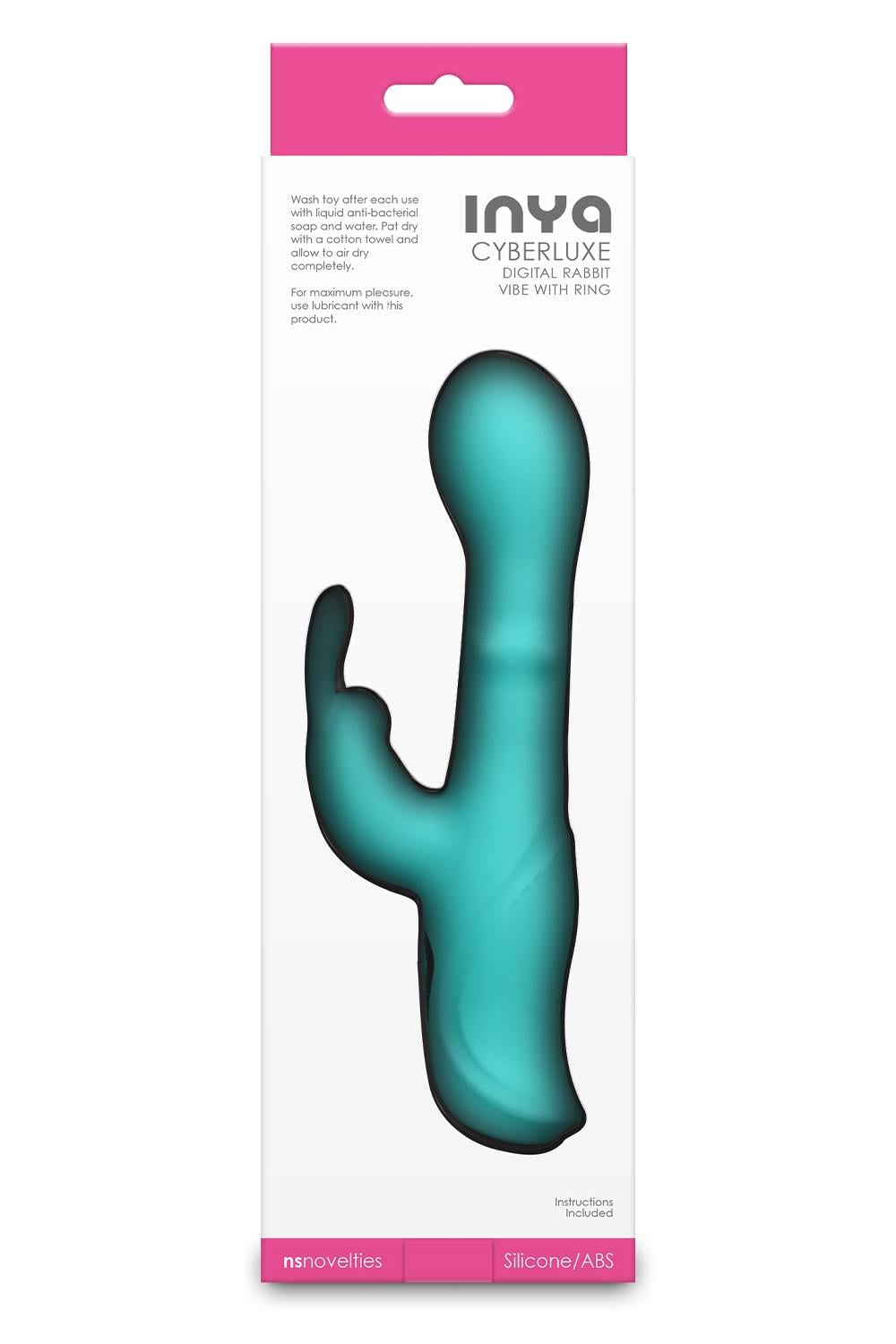 NS Novelties INYA Cyberluxe Rechargeable Rabbit Vibrator Rabbit Vibrators