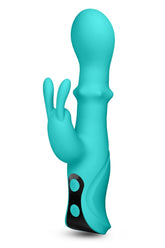 NS Novelties INYA Cyberluxe Rechargeable Rabbit Vibrator Aqua Rabbit Vibrators