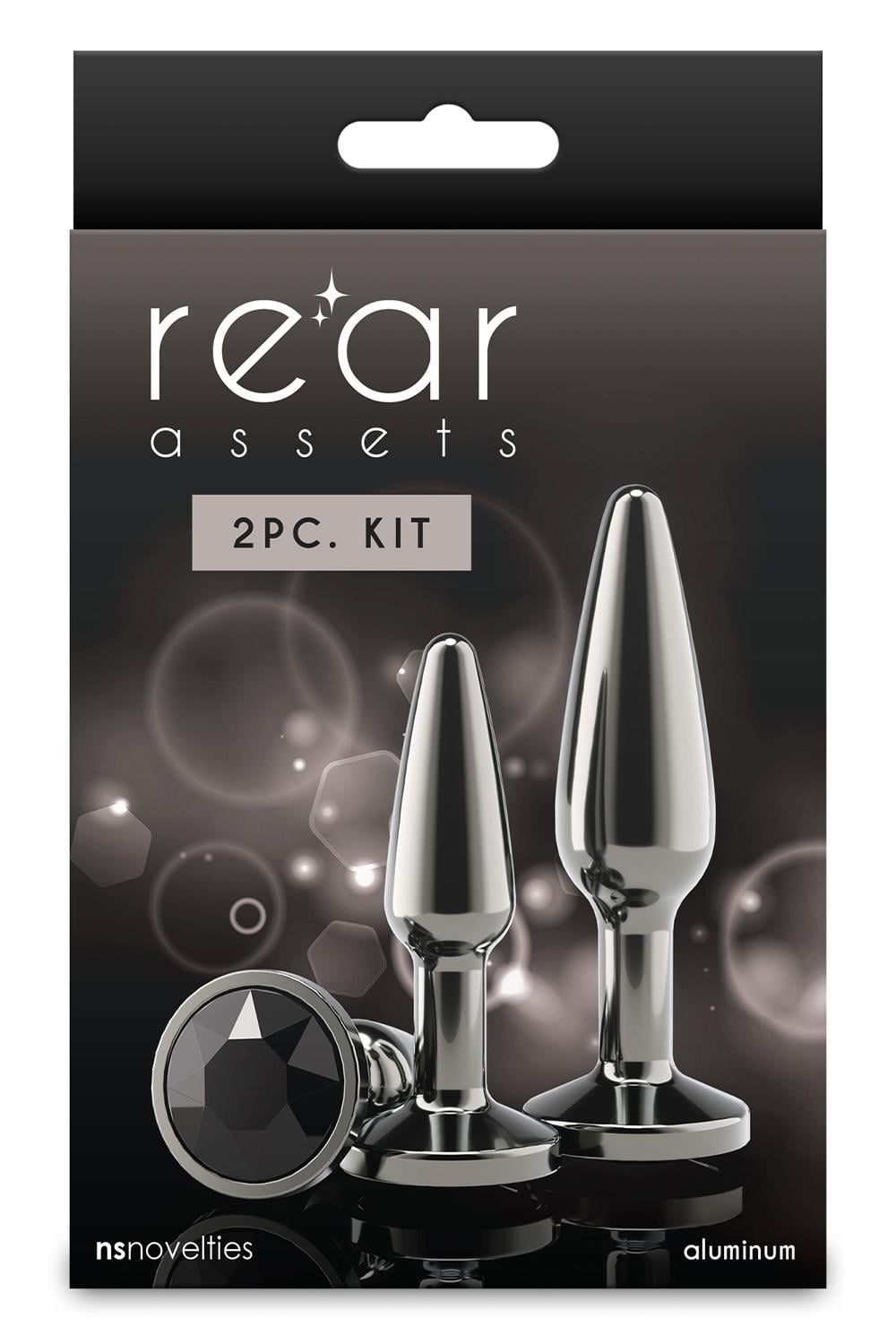 NS Novelties Rear Assets Tapered Trainer Metal Butt Plugs Set Butt Plugs