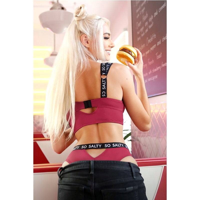 VIBES SO SALTY - Luxurious Longline Bra & Cheeky Panty Set Bras and Bra Sets