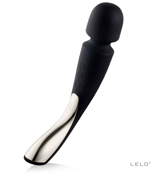 Lelo Smart Body Wand Massager Medium Black - Body Wands