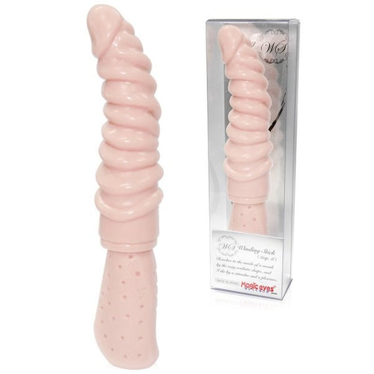 Magic Eyes Premium Silicone Winding Stick Dildo - Realistic Dildos