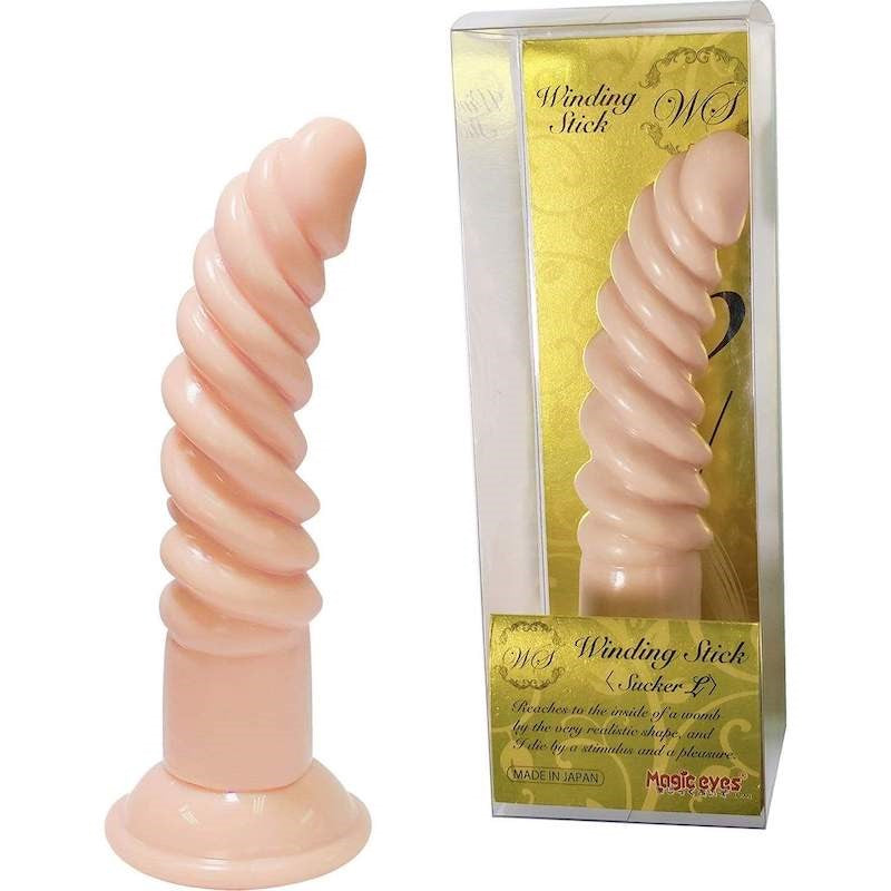 Magic Eyes Versatile Winding Stick Sucker Dildo Realistic Dildos