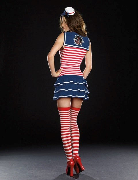Nautical Allure - Dream Girl's Windy Sails Costume Fancy Dress Ups