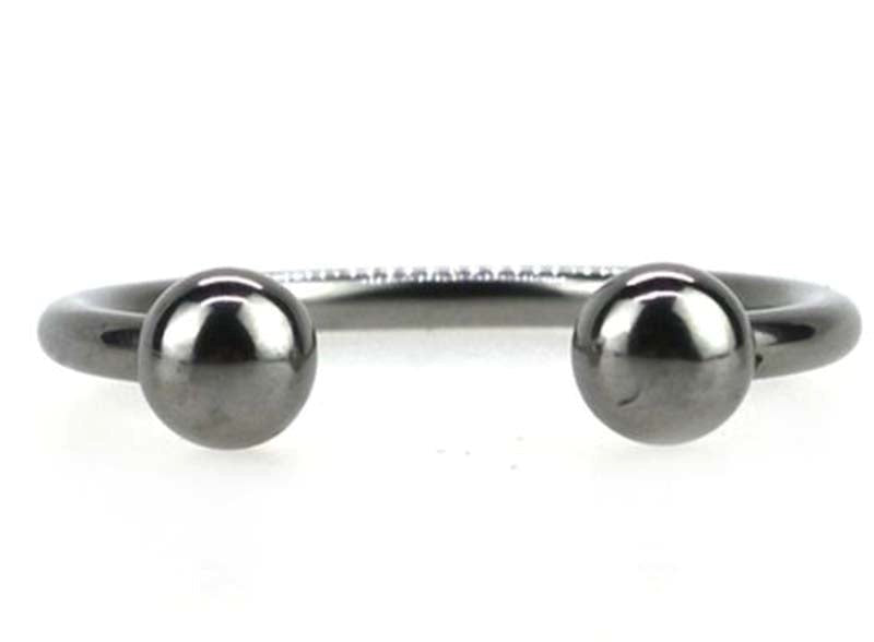 Silver Pressure Point Beaded Glans Ring Cock Rings