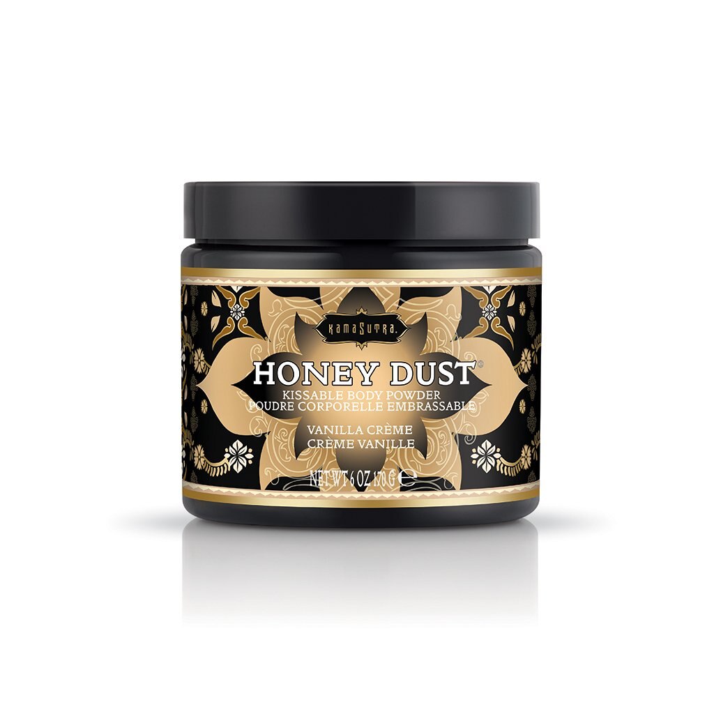 Kama Sutra Honey Dust Moisture Wicking Body Powder 170 g Vanilla Creme Bath and Intimate Fragrances