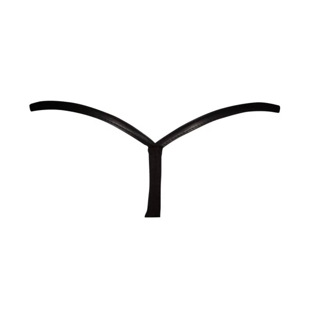 Noir Handmade Inviting Soft Tulle Mesh G-String Panty Her Fetish