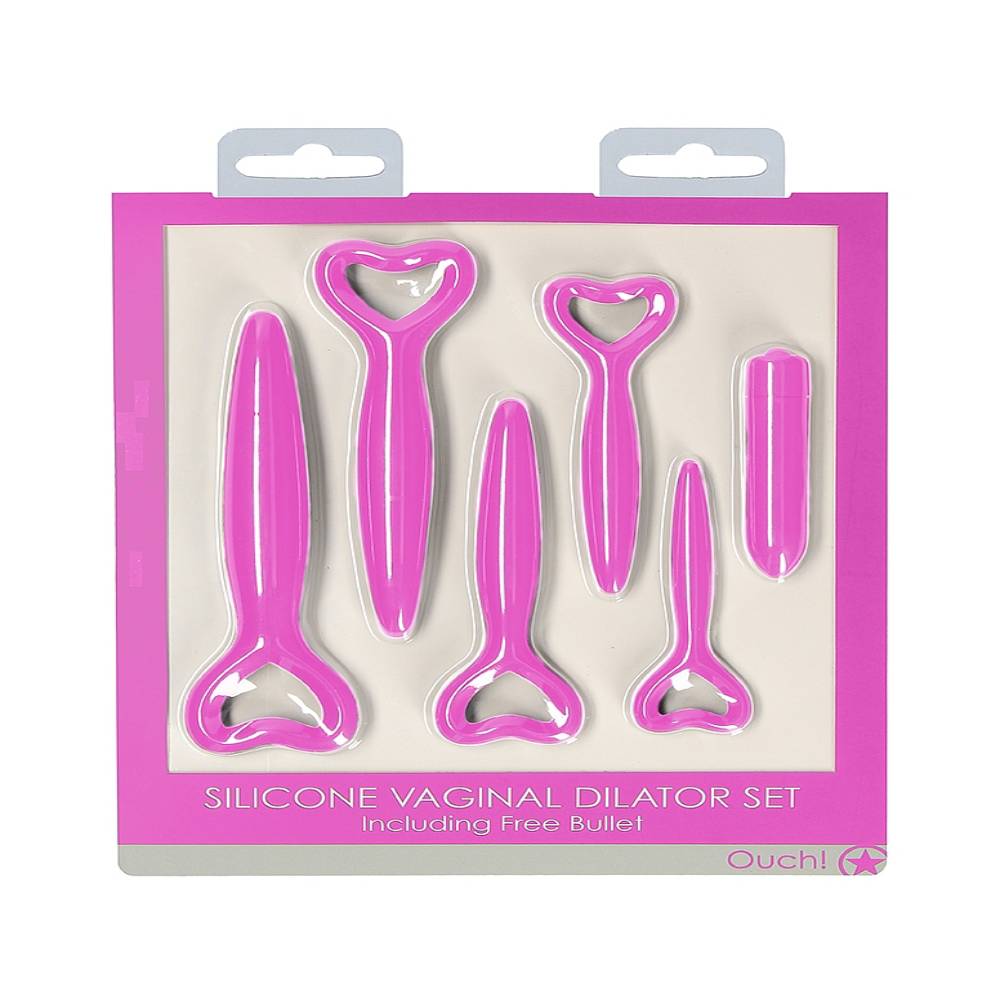 OUCH! Silicone Vaginal Dilator Set - Black Dental and Clinical