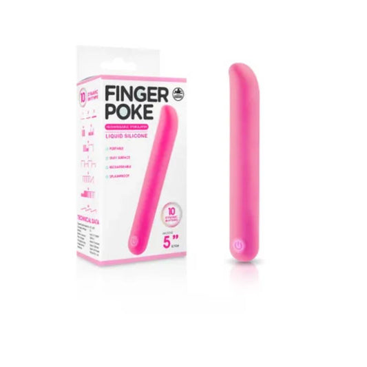 Excellent Power Finger Poke 12.7 cm USB Rechargeable Bullet Massager - Bullet Vibrators