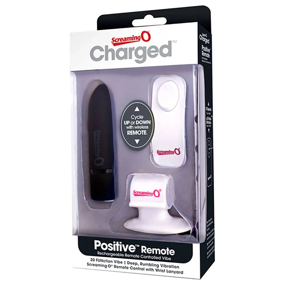 Screaming O Charged Positive Remote Control Vibrator Remote Control Vibrators