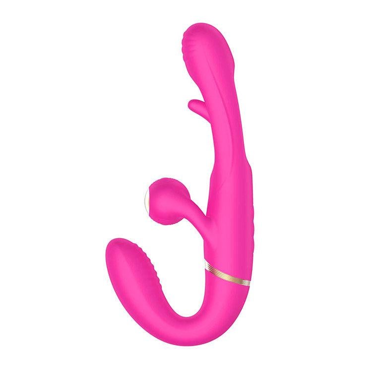 Adam & Eve ORGAZ-OHH-MATIC Strapless Strap-On with Remote Pink Strap On Sextoys
