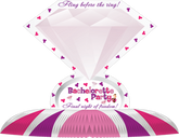 Bachelorette Party Diamond Ring Novelty Centerpiece Party Gifts and Novelties