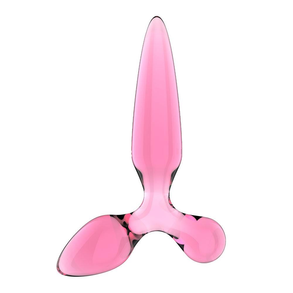 Satisfyer Triple Crystal 2 Glass 3-in-1 Anal Plug Butt Plugs