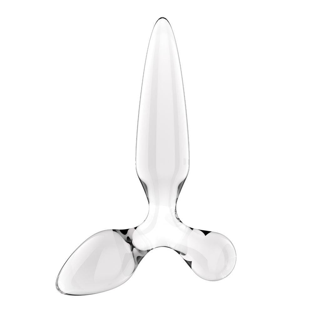 Satisfyer Triple Crystal 2 Glass 3-in-1 Anal Plug Butt Plugs