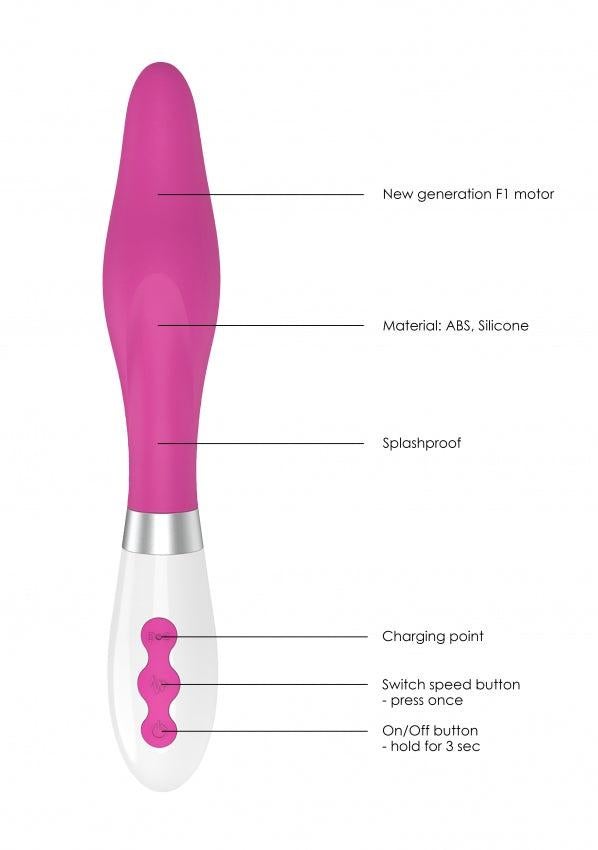 Shots Luna Athamas Rechargeable Silicone G Spot Vibrator - G-Spot Vibrators