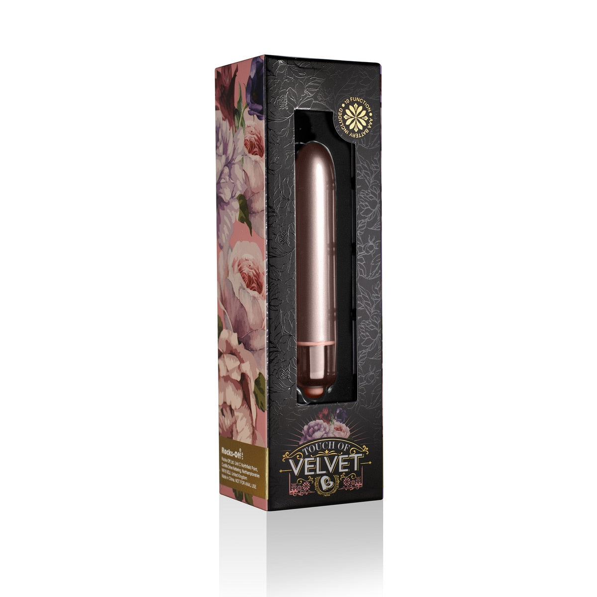 Rocks Off Touch of Velvet Rose Blush Bullet Vibrator Bullet Vibrators