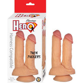 Nasstoys HERO Twin Fuckers Double Pleasure Dildo Double Ender
