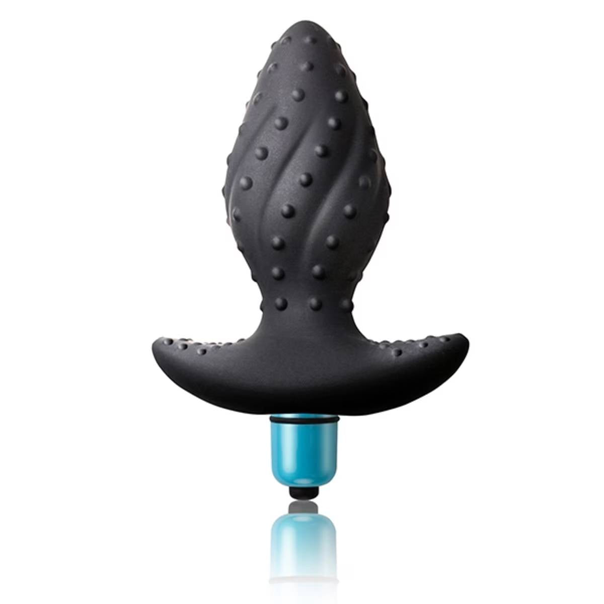 Rocks Off Ibex Butt Plug and Cock Ring Set Blue/Black Sex Kits