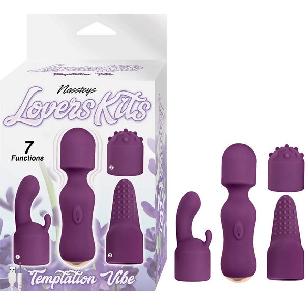 LOVERS KITS Temptation - Rechargeable Mini Wand Vibe Body Wands