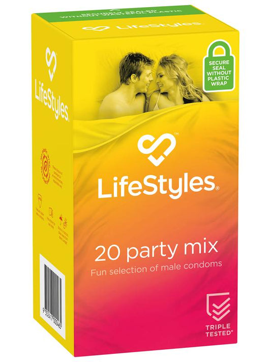 LifeStyles Healthcare Party Mix 20pk Condoms Condoms