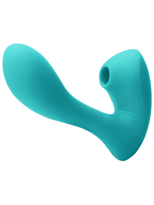 NS Novelties INYA Sonnet Suction Vibrator Teal - G-Spot Vibrators