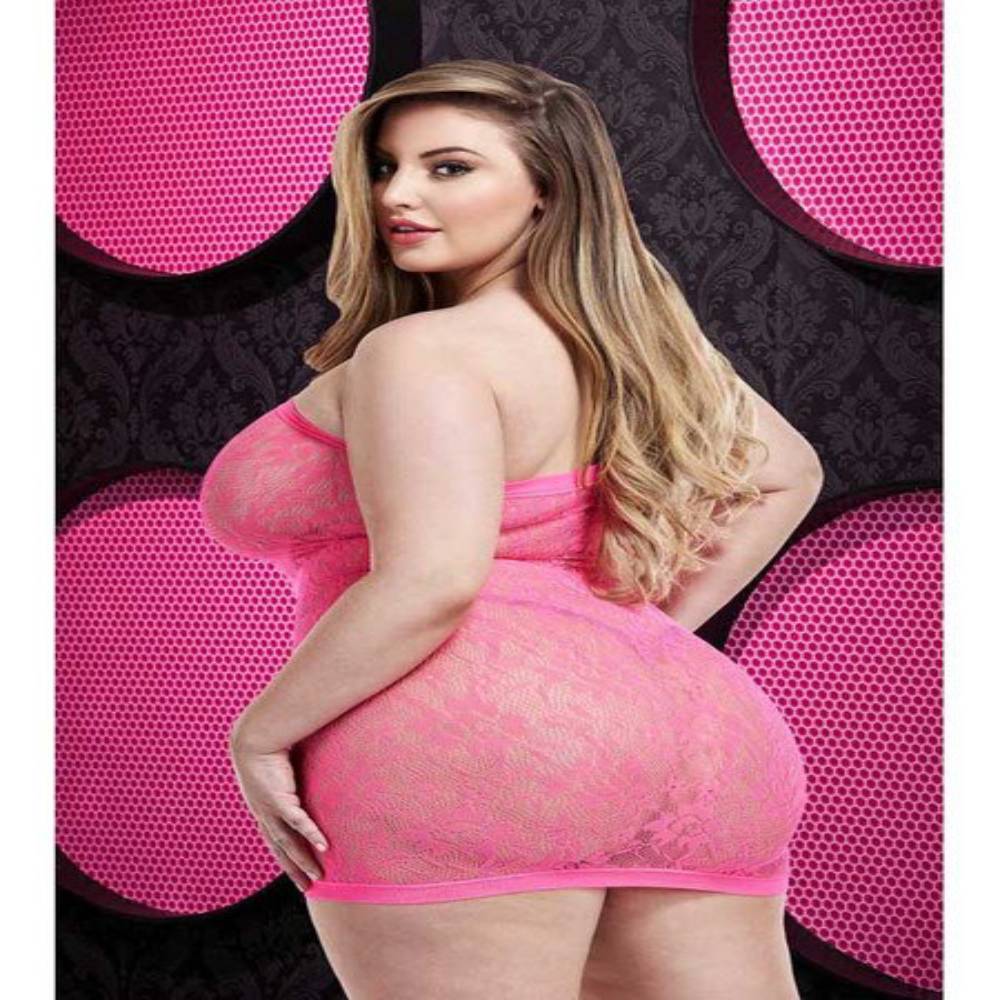 Lapdance Lingerie Lace Mini Dress XL Body Stockings