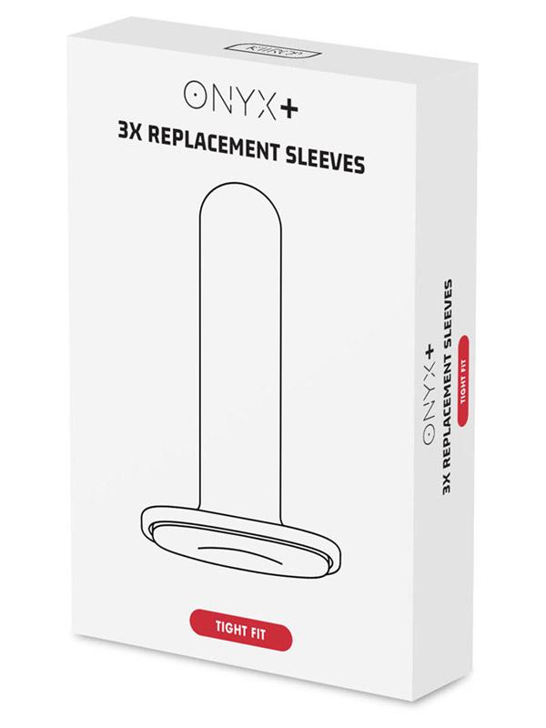 Kiiroo Onyx+ 3 Pack Tight Fit Replacement Sleeve Masturbators and Strokers