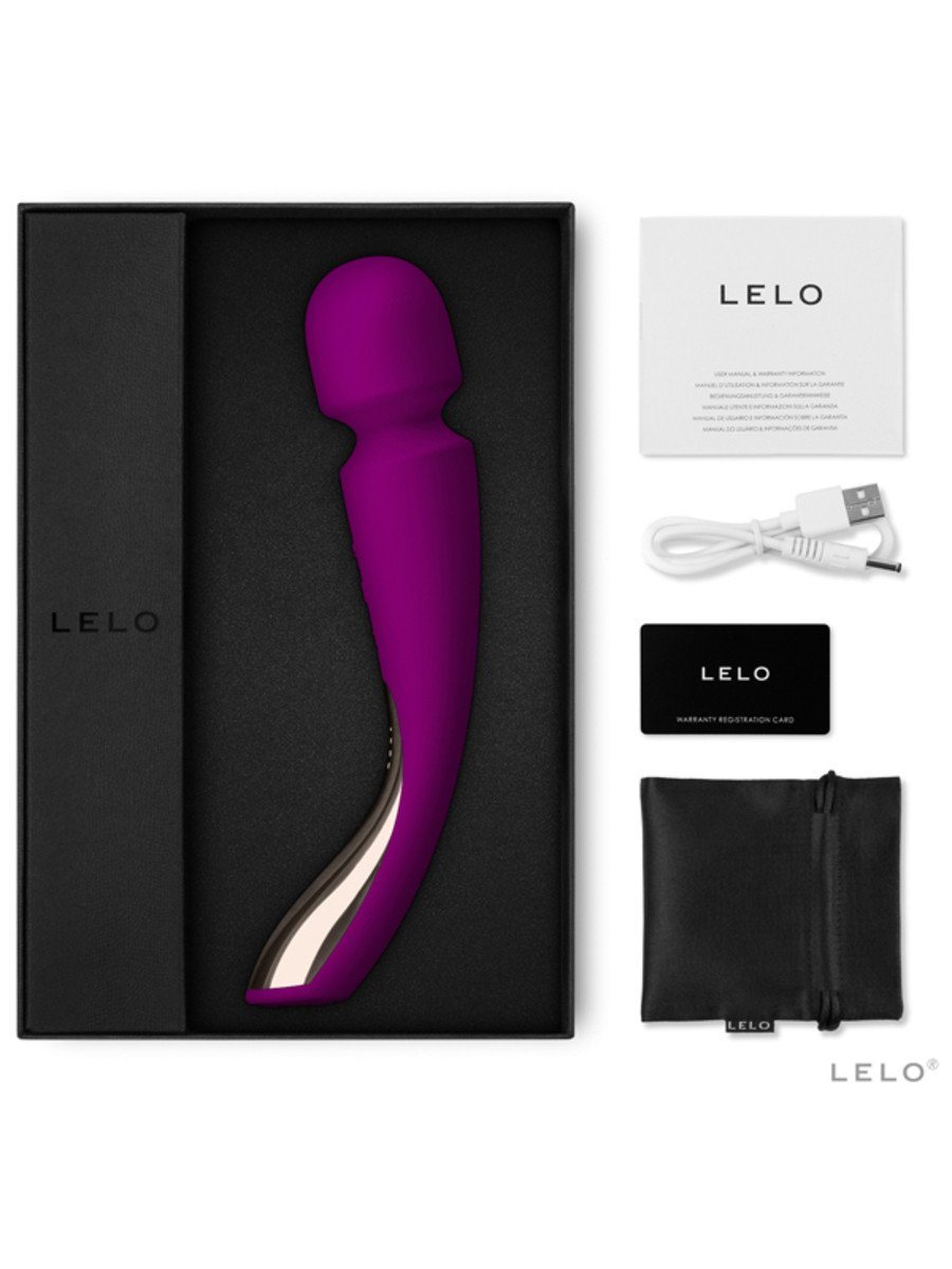Lelo Smart Wand 2 Medium Vibrating Body Massager Rabbit Vibrators