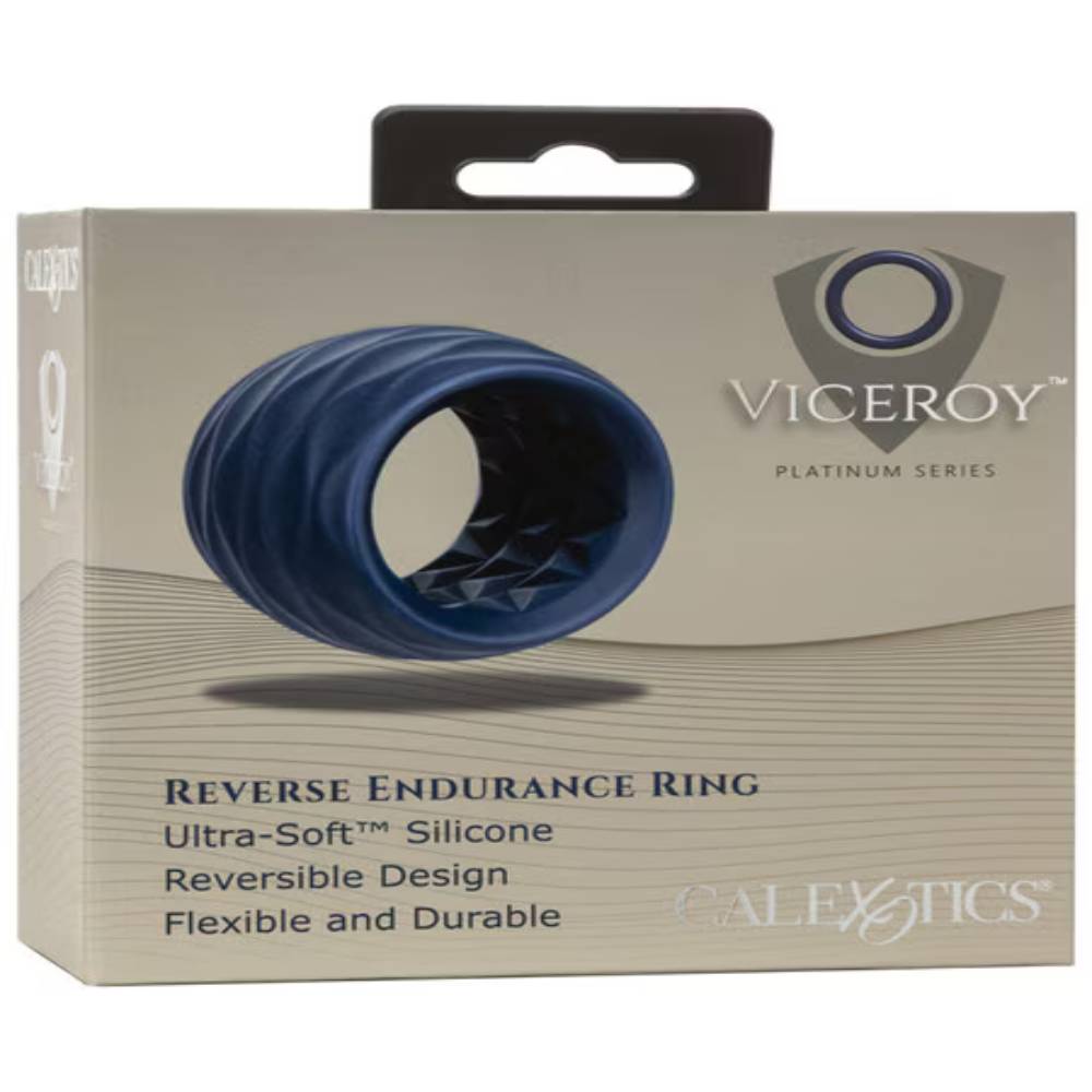 California Exotics Viceroy Reverse Endurance Penis Ring Stretchy Cock Rings
