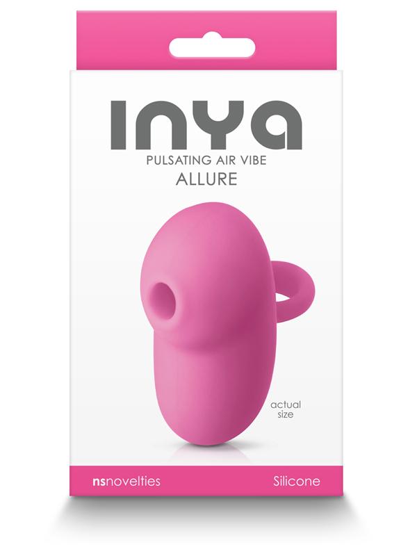NS Novelties INYA Allure Clitoral Suction Cup Pink Clit Ticklers and Pulsators