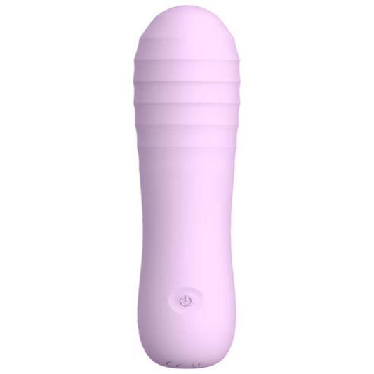 Soft by Playful Posh Rechargeable Squishy Ribbed Vibrator - Personal Massagers