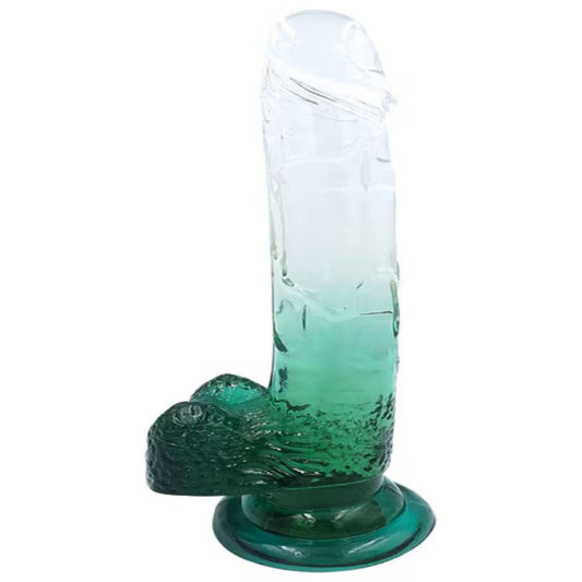 Playful Riders 9 Inch Realistic Dildo with Balls - Realistic Dildos