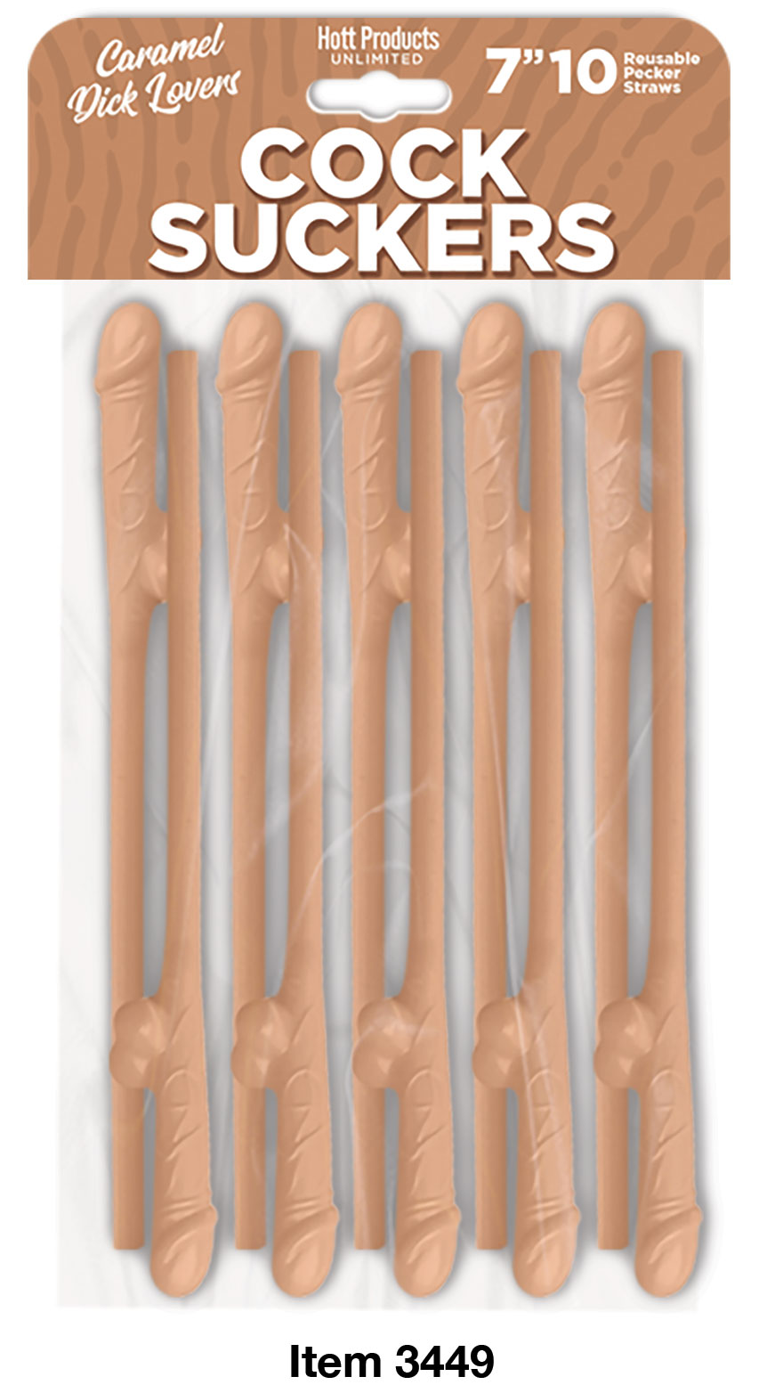 Hott Products Reusable Cocksucker Penis Shape Straws Party Gifts and Novelties