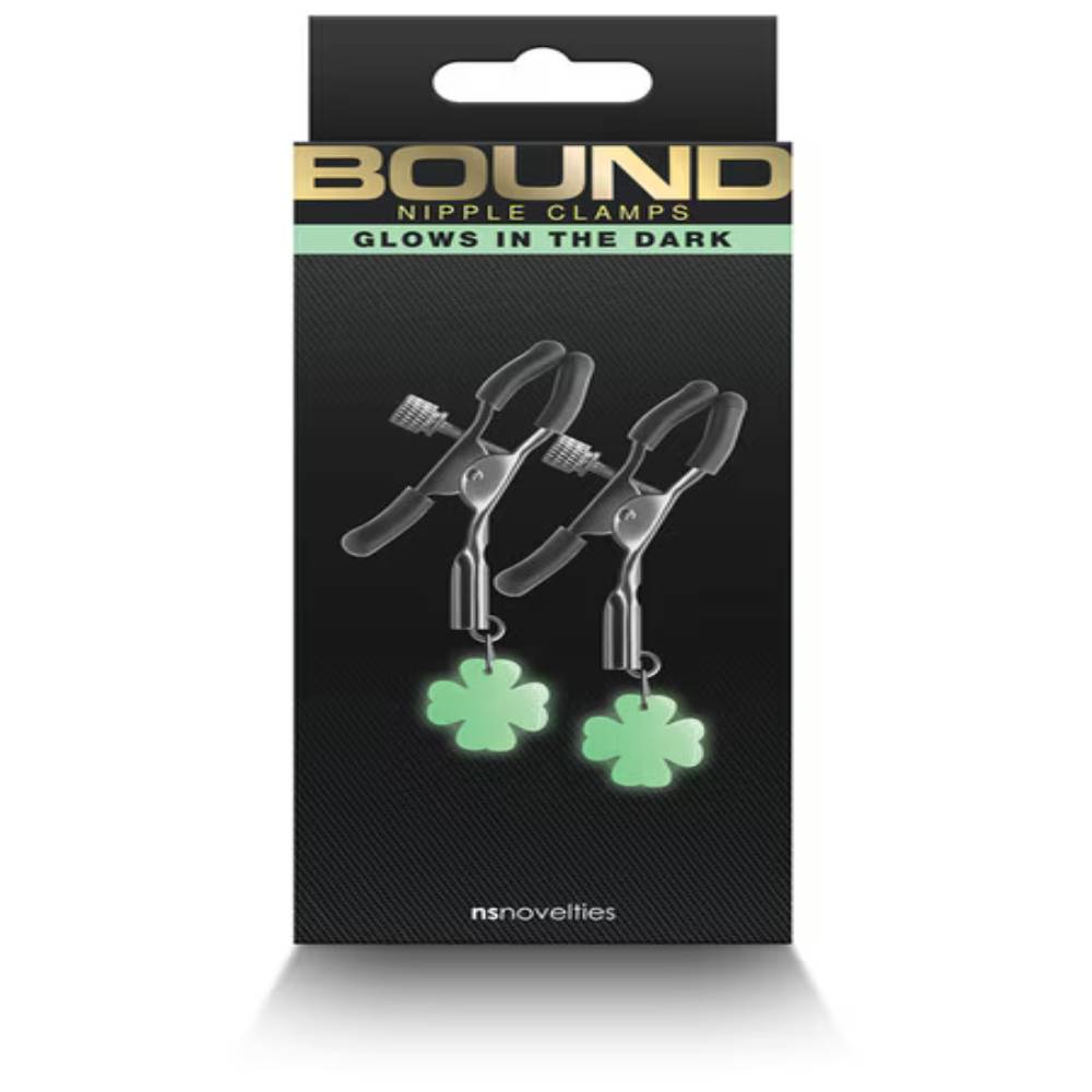 NS Novelties Bound Womens Sexy Nipple Clamps G4 Nipple and Clit Clamps
