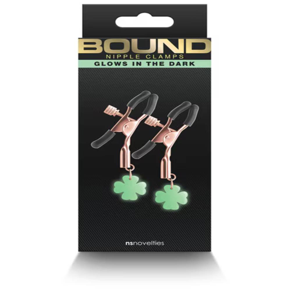 NS Novelties Bound Womens Sexy Nipple Clamps G4 Nipple and Clit Clamps