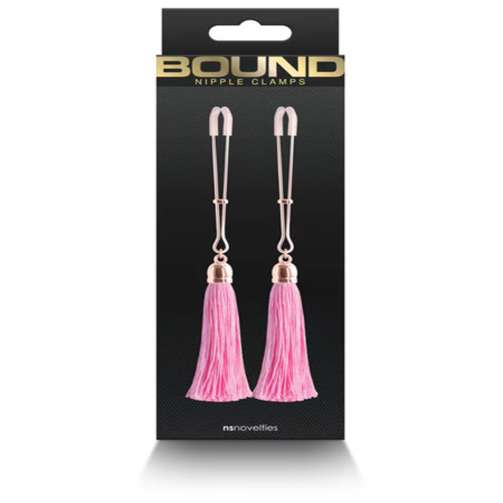 NS Novelties Bound Nipple Clamps T1 Nipple and Clit Clamps