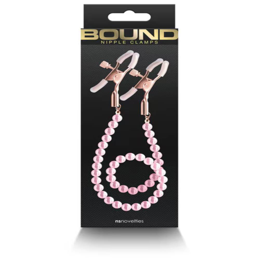 NS Novelties Bound Nipple Clamps DC1 Nipple and Clit Clamps