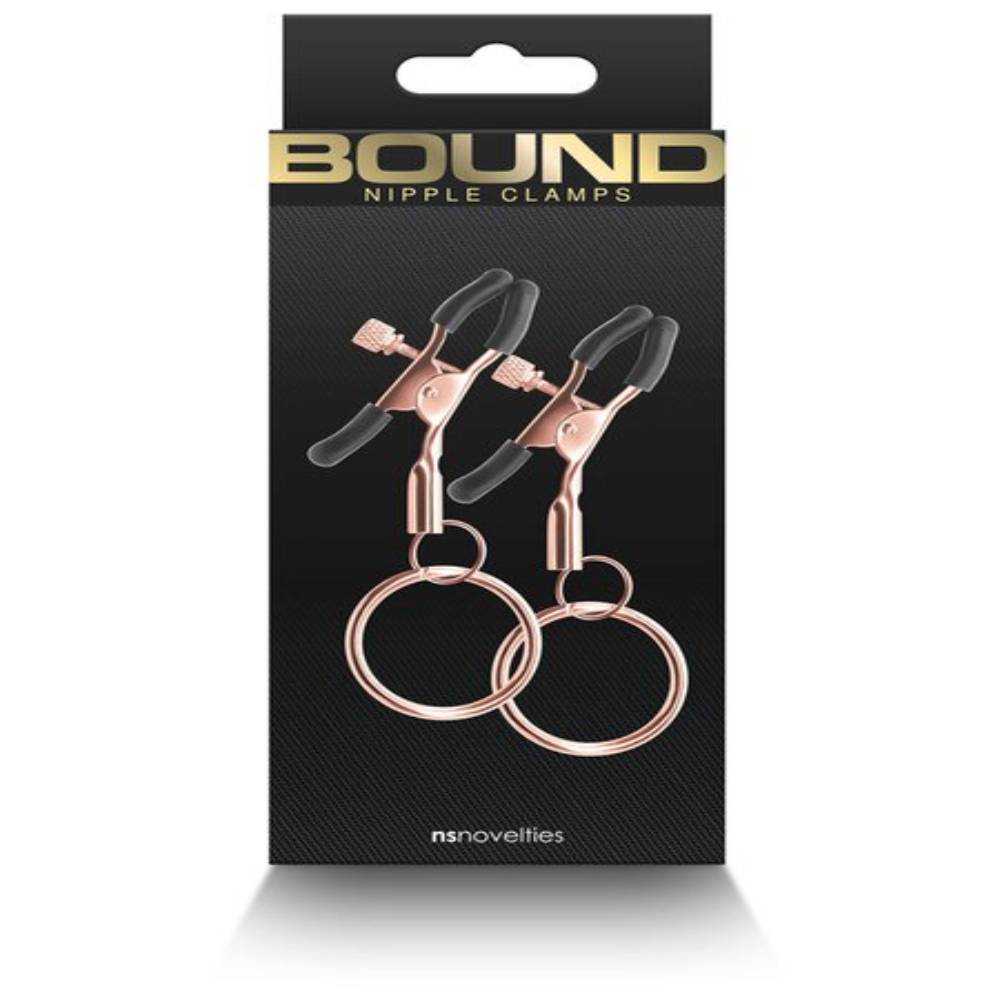NS Novelties Bound Womens Nipple Clamps C2 Nipple and Clit Clamps