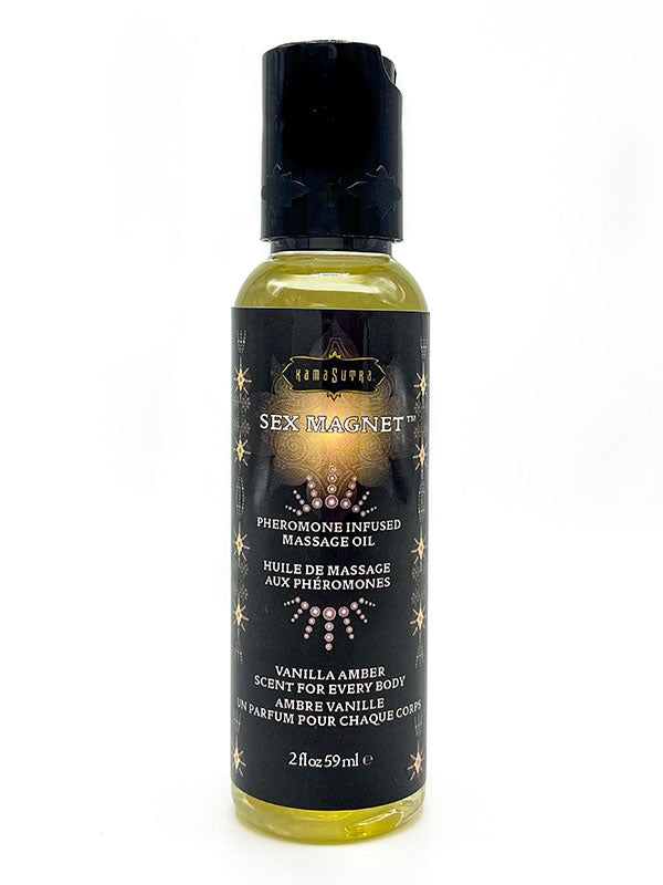 Kama Sutra Products Sex Magnet Pheromone Massage Oil Vanilla Amber Massage Oils and Lubricants
