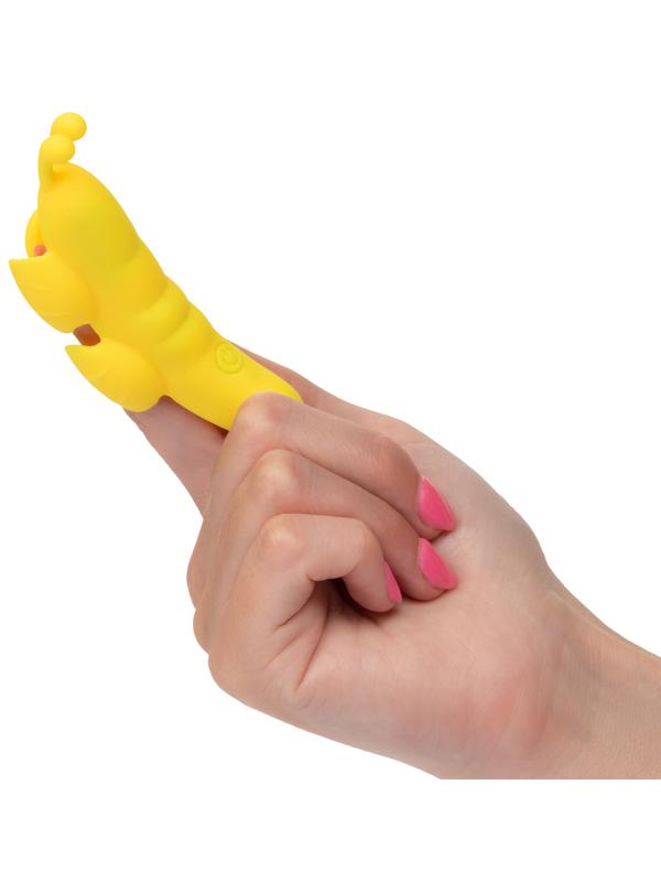 CalExotics Neon Vibes The Butterfly Finger Vibrator Finger and Tongue Vibrators