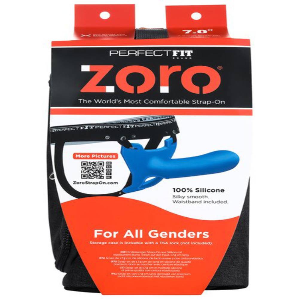 Perfect Fit Zoro Strap-On 7.0 inches with Case Strap On Sextoys