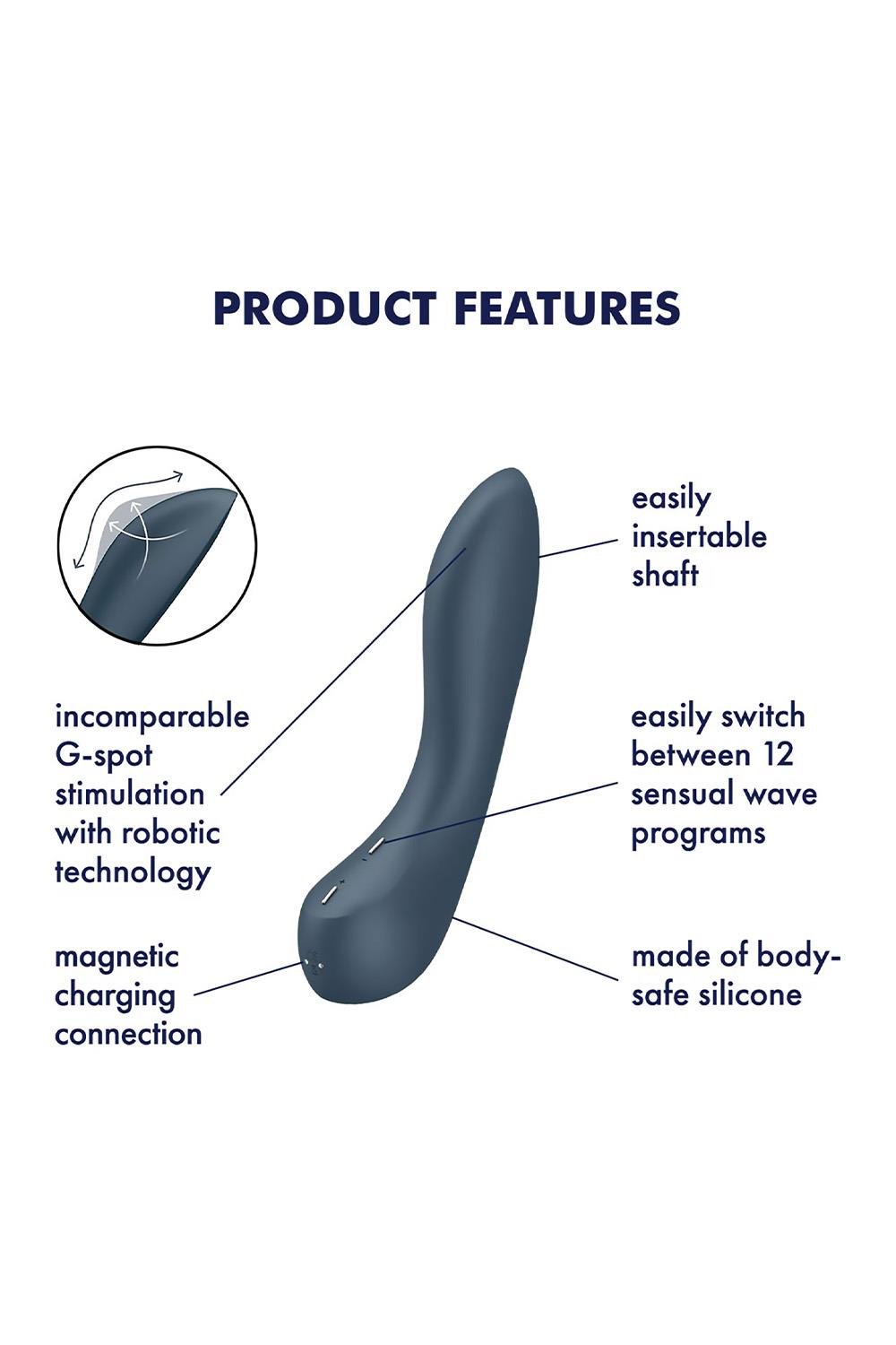 Satisfyer Wave 4 Silicone G Spot Vibrator G-Spot Vibrators