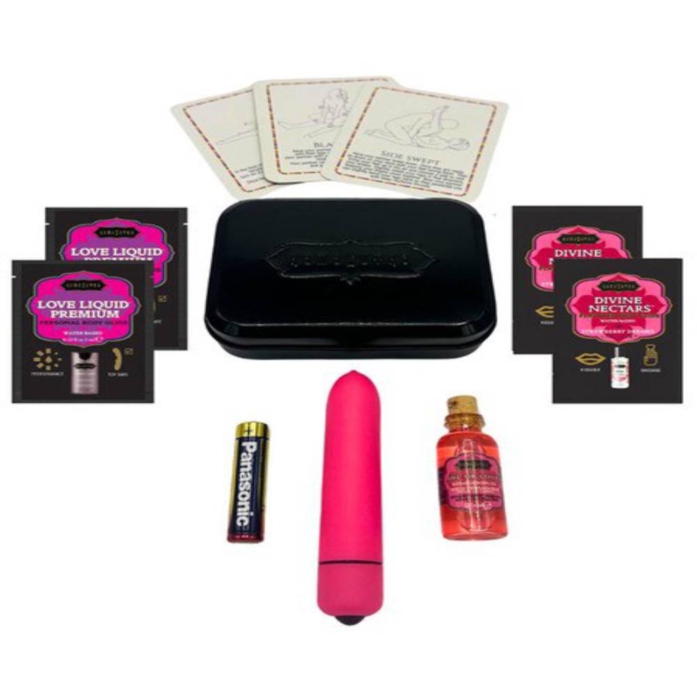 Kama Sutra Weekender Vibrator and Massage Oils Kit Sex Kits
