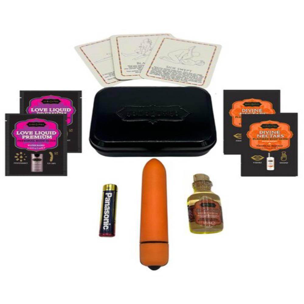 Kama Sutra Weekender Vibrator and Massage Oils Kit Sex Kits