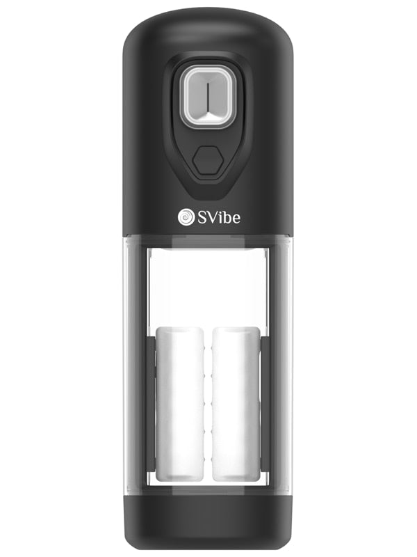 Svibe Ikon Volt Male Masturbator Transparent Black Masturbators and Strokers