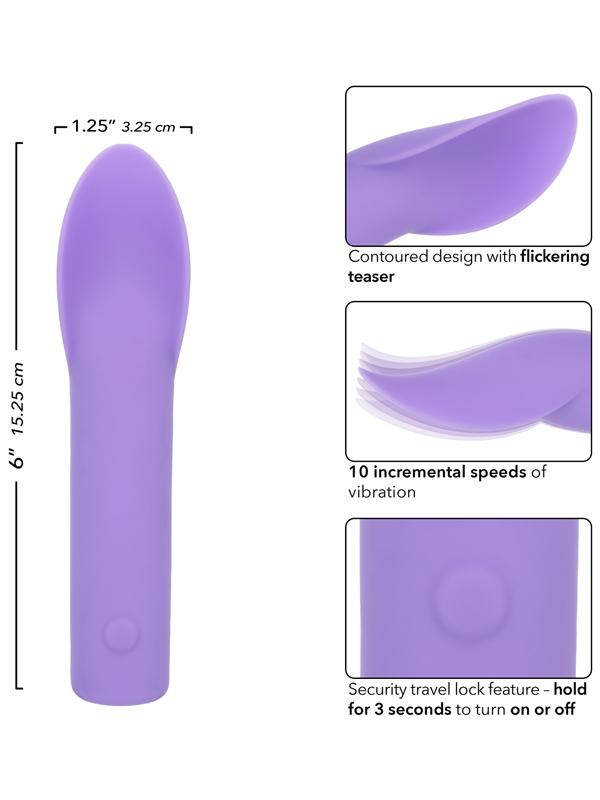 California Exotics Dr Laura Berman Rechargeable Flutter Massager Clit Ticklers and Pulsators