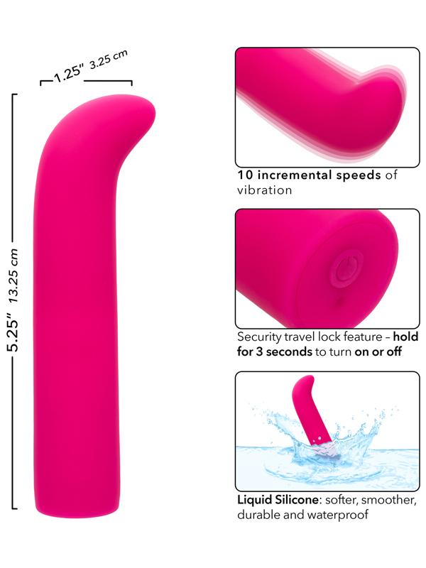 California Exotics Rechargeable Classic Chic Mini G Spot Vibrator G-Spot Vibrators