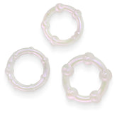 NS Novelties Fantasia Intensity Stretchy Cock Rings Pearl Cock Ring Sets