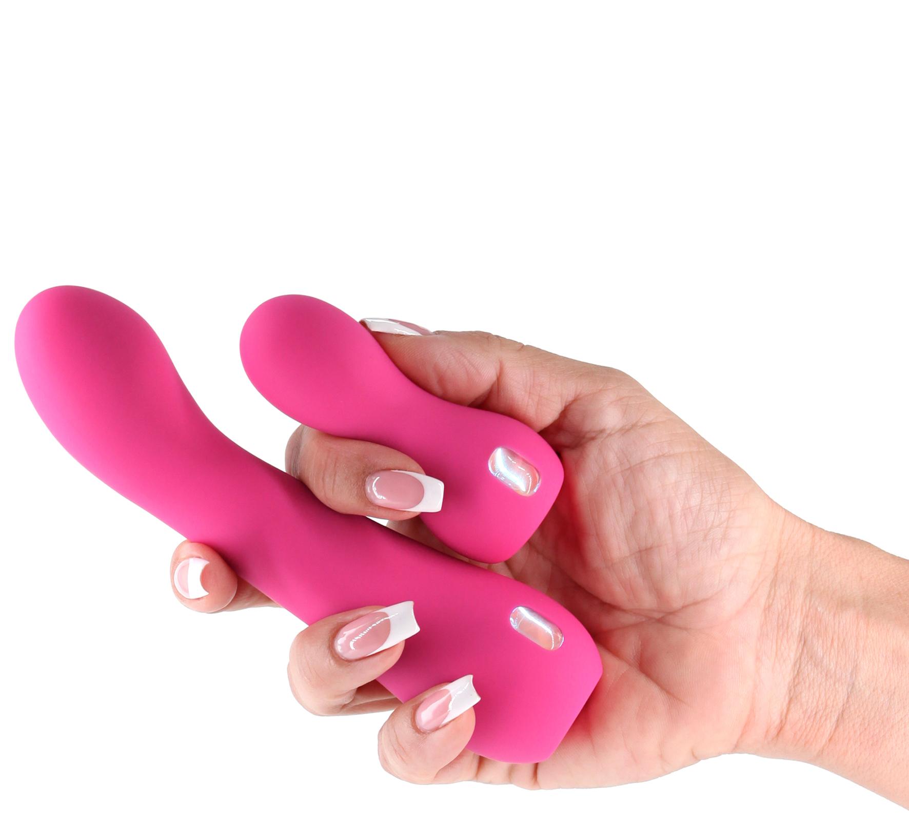 NS Novelties INYA Couplet Curved G Spot Vibrator Pink G-Spot Vibrators