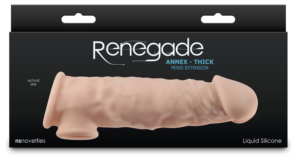 Renegade Annex Thick Silicone Penis Sleeve Penis Sleeves and Extenders
